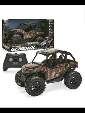 Polaris® RZR 1:14 Scale RC Off-Road Vehicle, Camo, Rechargeable USB Battery